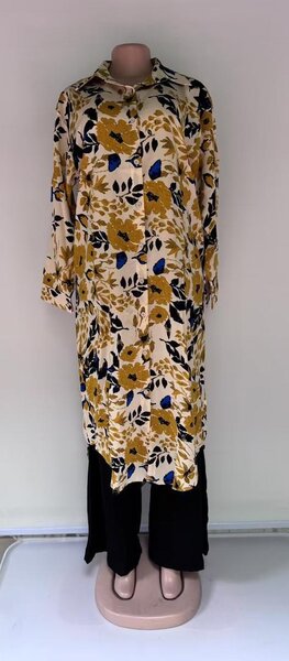 Tunique fleurie longue élégante