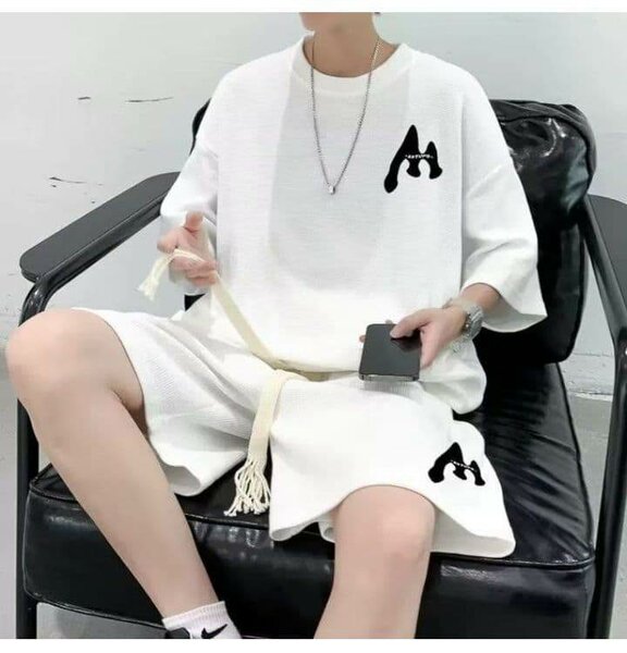 Ensemble décontracté blanc homme