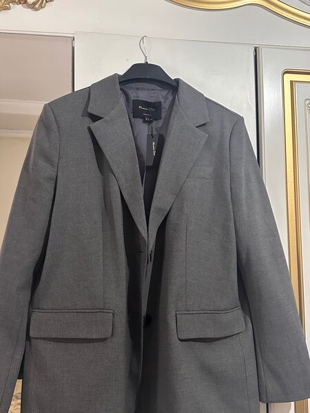 Пиджак под Massimo Dutti в графитовой расцветке