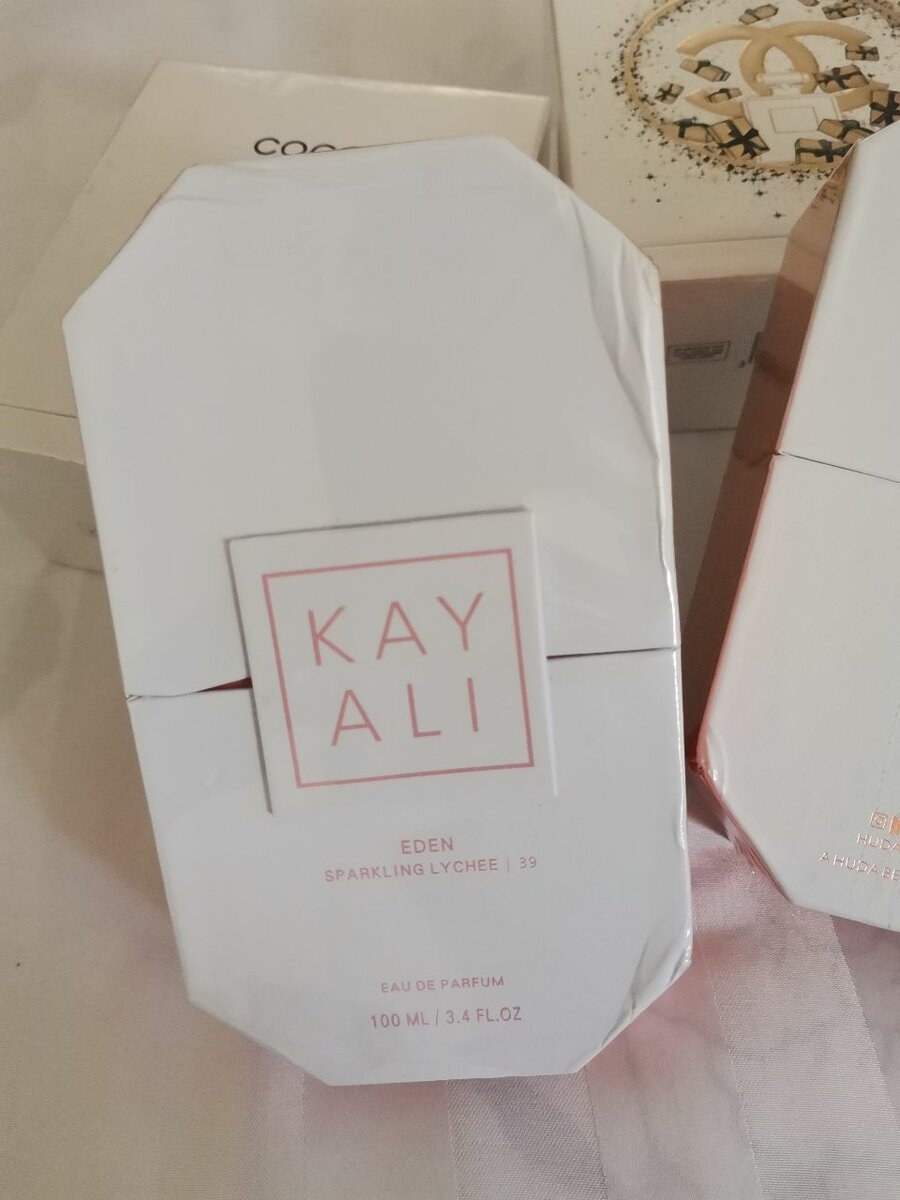 Coco channel and Kayali designer perfumes