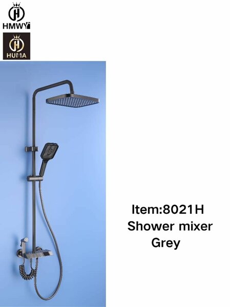 Mitigeur Douche Moderne Gris