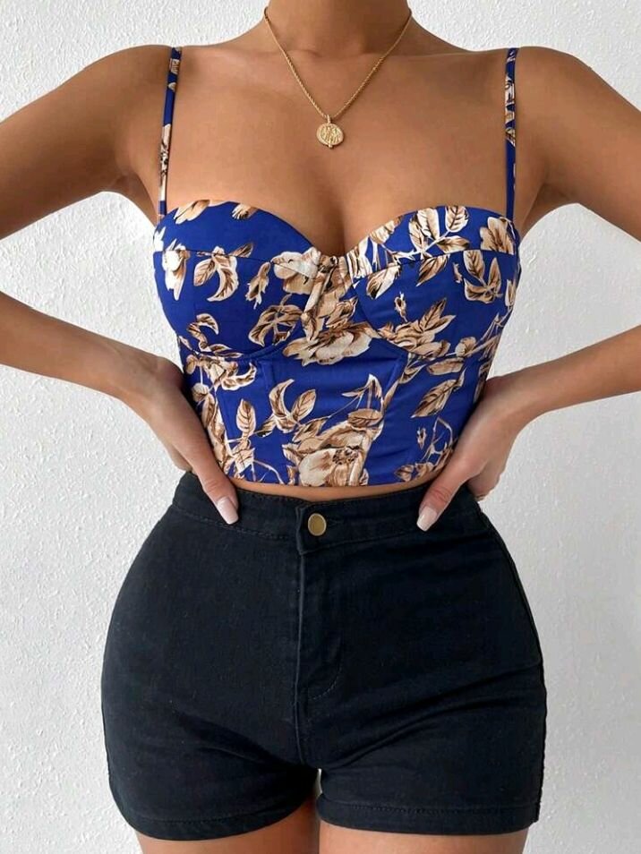 Corset bustier shein