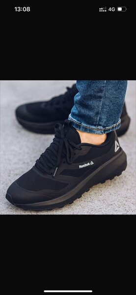 Baskets Reebok noires homme