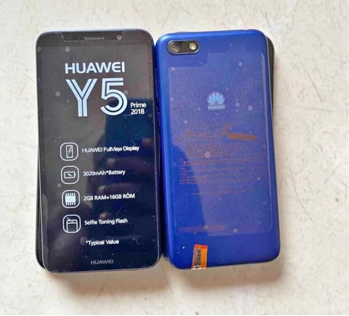Huawei y5 prime 2018