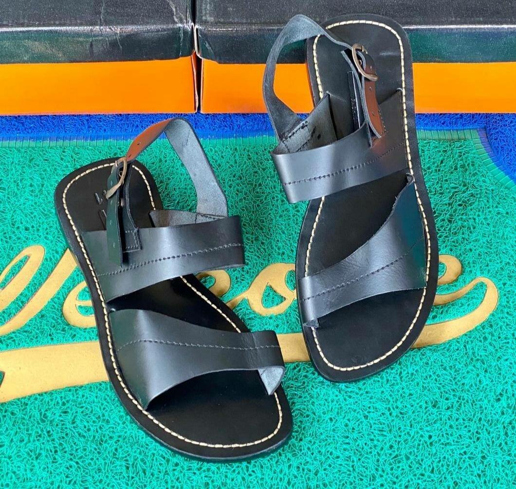 Sandales en cuir pour hommes