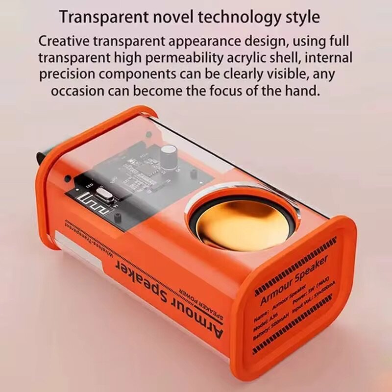 Haut-parleur Bluetooth Transparent