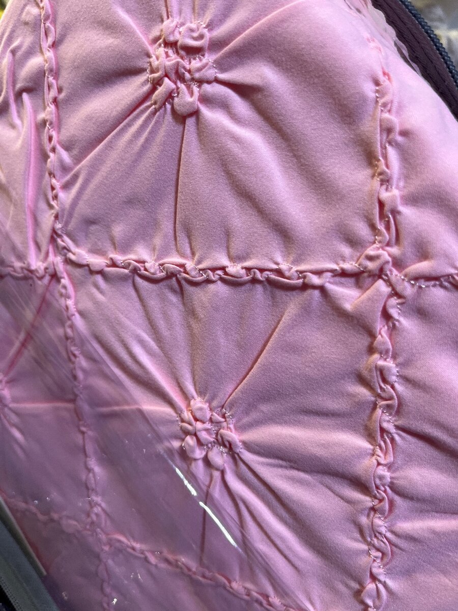 Housse de Couette Capitonnée Rose