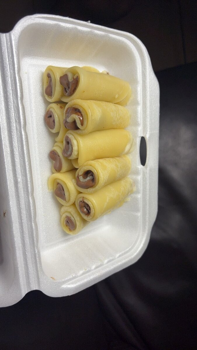 Crêpe nature au Nutella