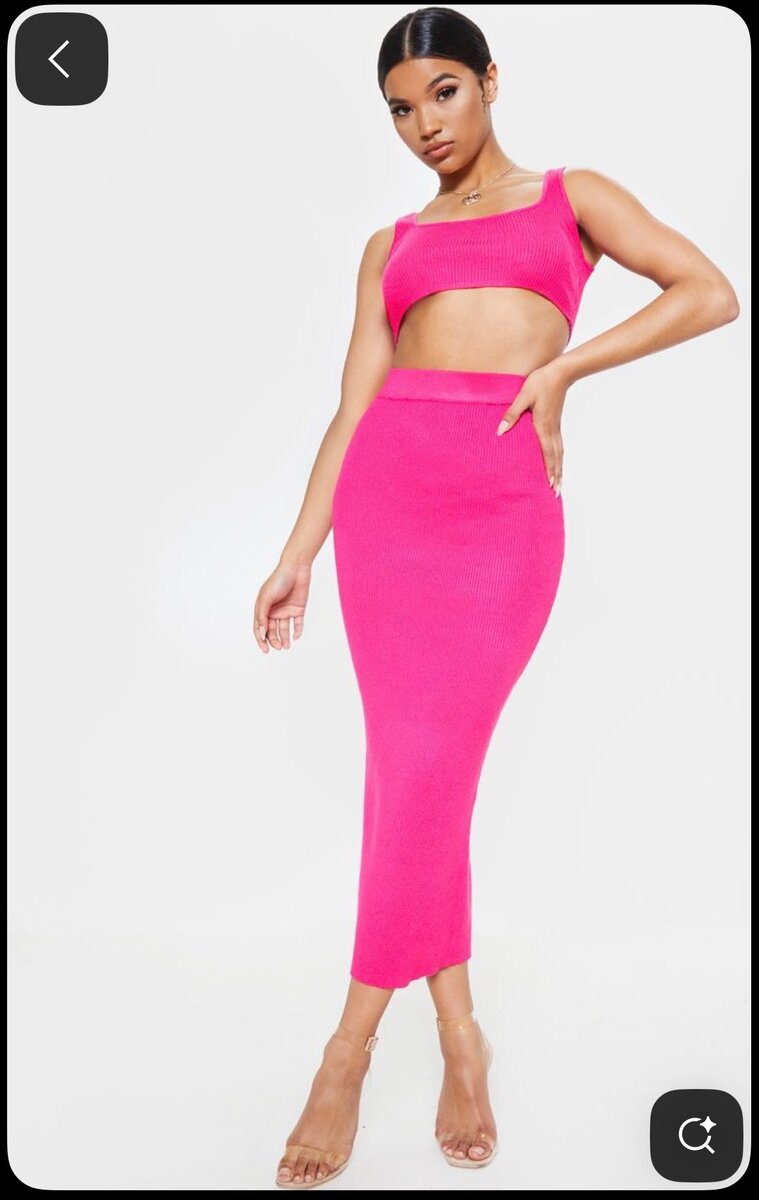 Ensemble longue jupe Et top