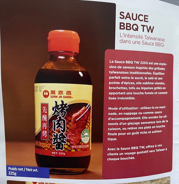 Sauce BBQ Taïwanaise 225g