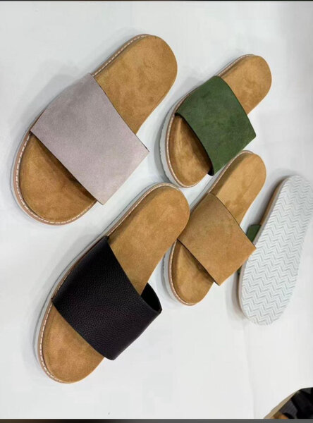 Sandales plates en cuir élégantes