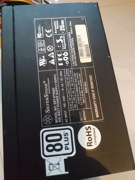 500w power supply.
