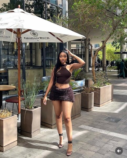 Jupe en fourrure chic