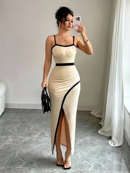 Robe Élegante Taille Haute