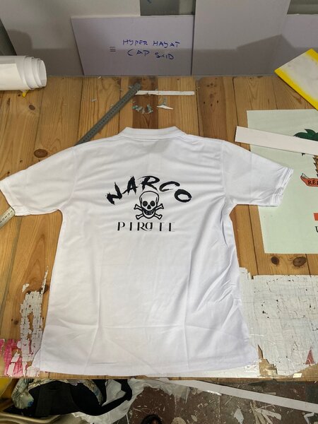 Polo Blanc Narco Design