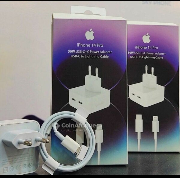 Chargeur iPhone X a 14 pro max