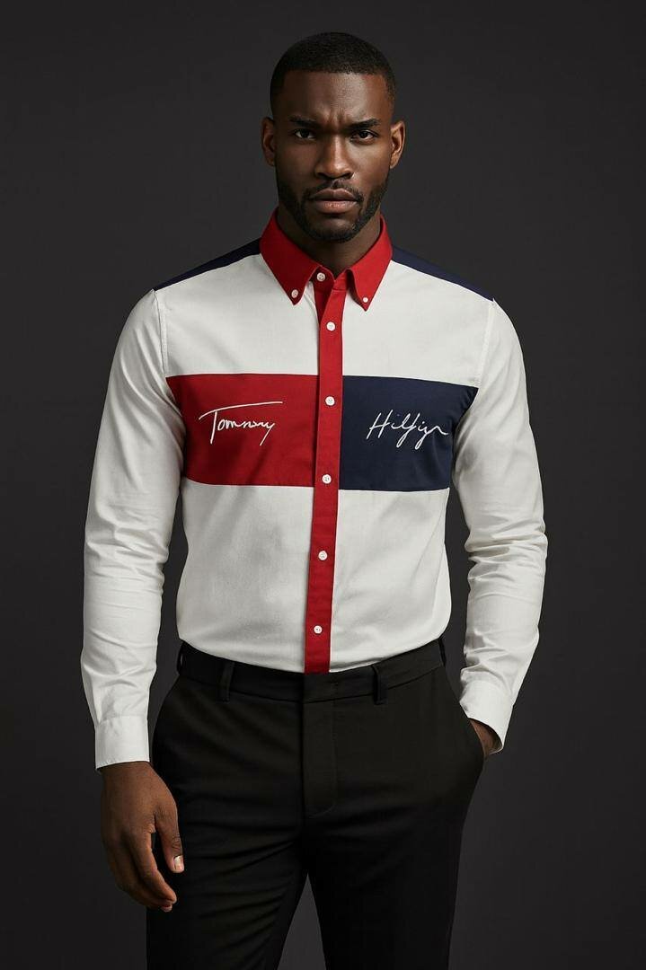 Chemise élégante multi-couleurs