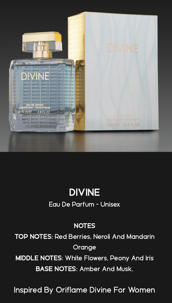 Parfum Divine Unisexe 100ml