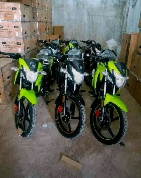 Motos sportives vertes