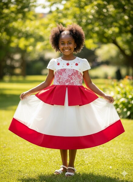 Robe de fille rouge Turquie