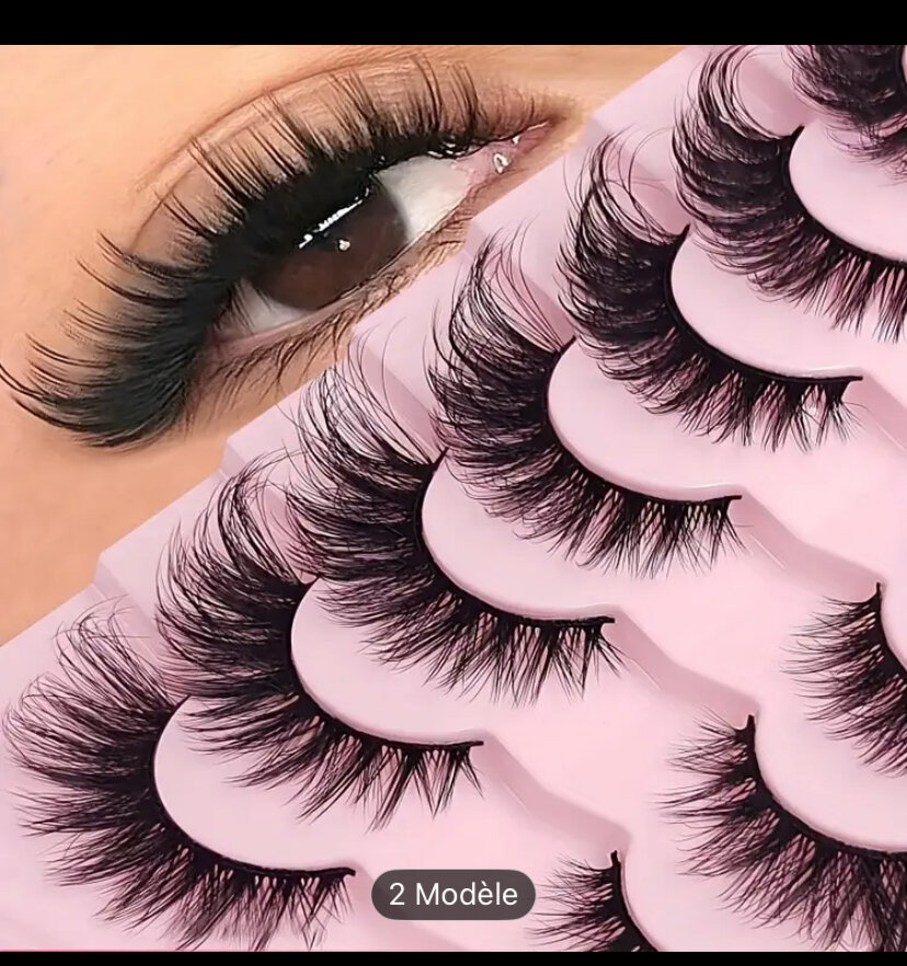Faux cils volumineux 3D