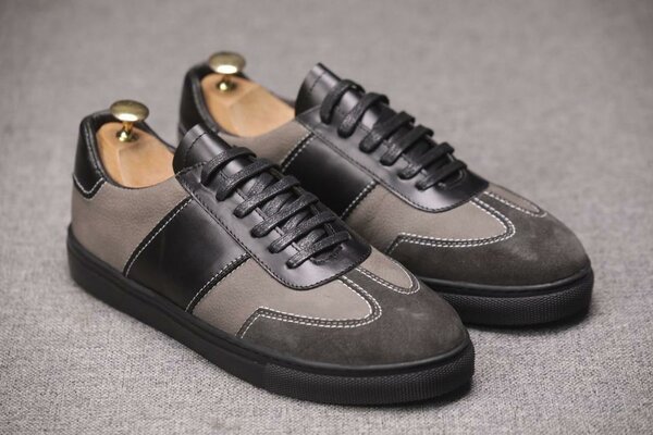 Sneakers en cuir élégantes