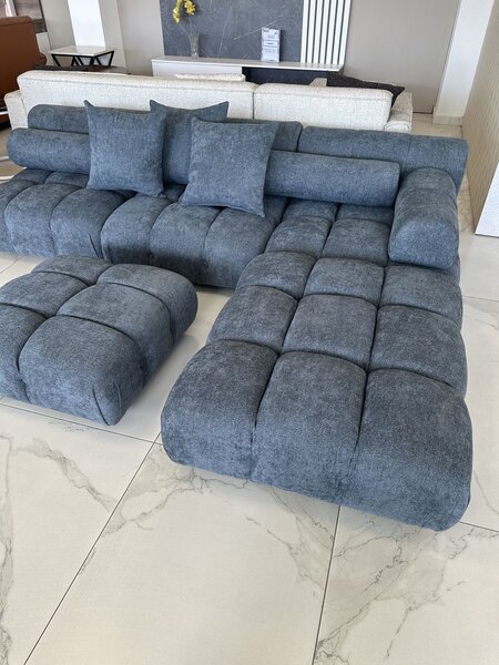 Canapé d'angle modulable