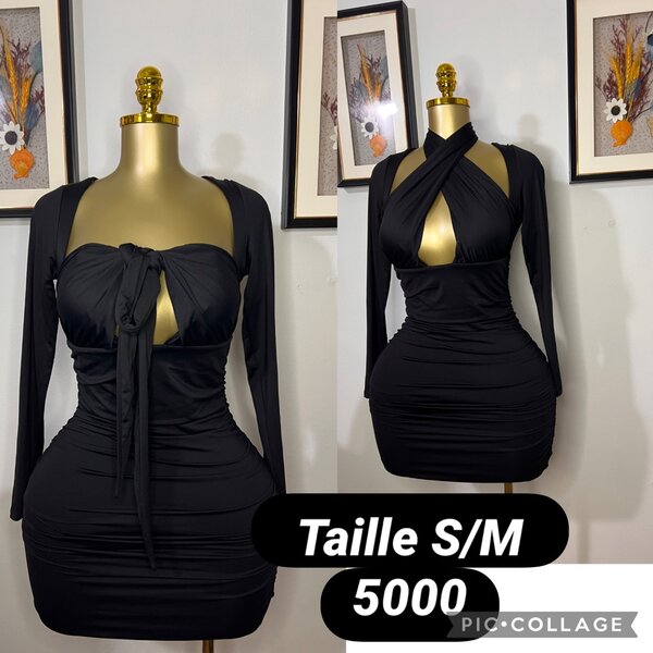 Robe Noire Style Chic