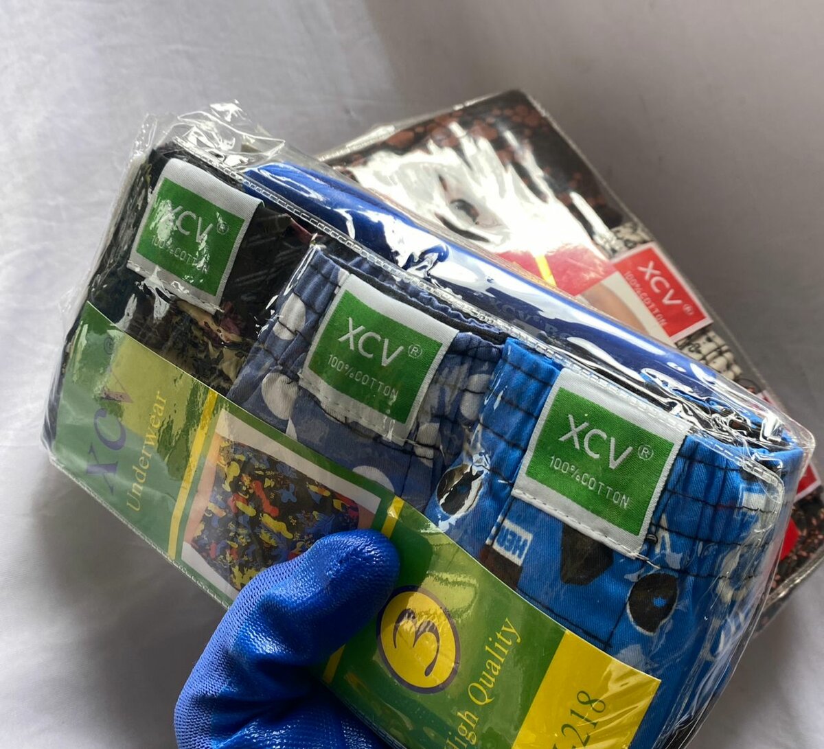 3pcsBoxers en coton pour homme