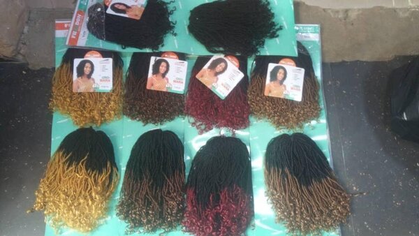 Tresses synthétiques dégradées