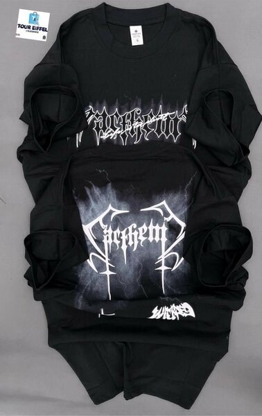 T-shirt noir pour homme