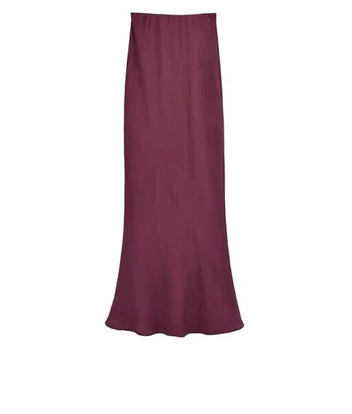 Jupe  satin longue soyeuse