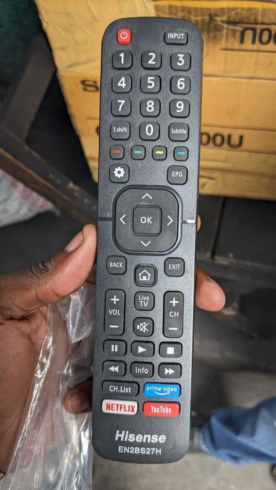 Hisense smart tv remote controls