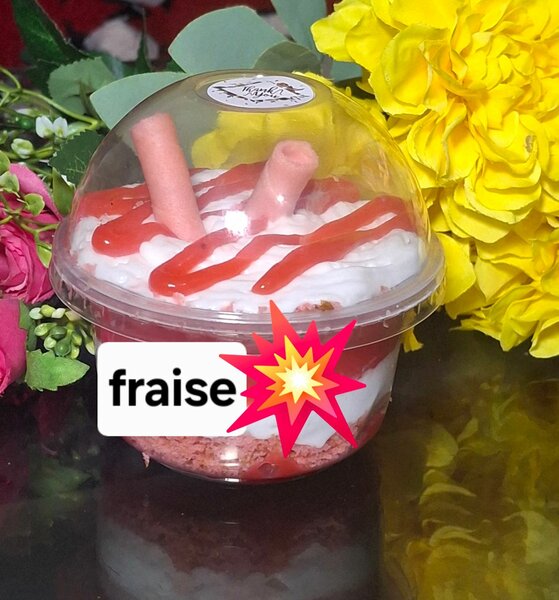 Layercups à la Fraise