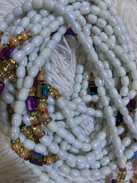 Collier perles cristaux