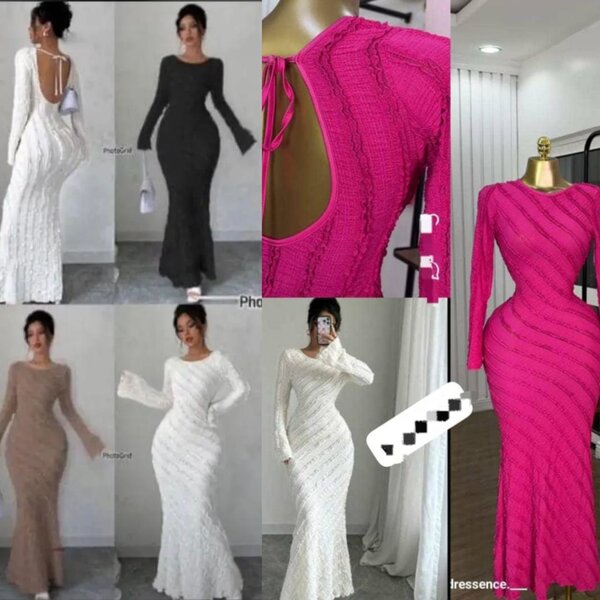 Robe Élégante en Maille