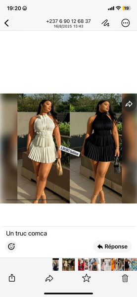 Robe Plissée Élegante Femme