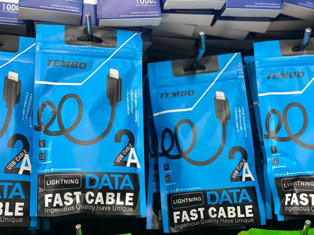 Iphone, type C and flat pin charging cables