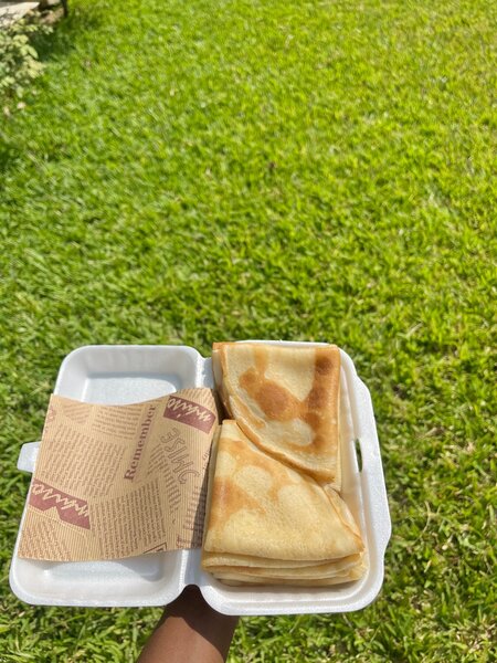 Crêpes nature sucrée