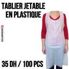 Tablier Jetable en Plastique
