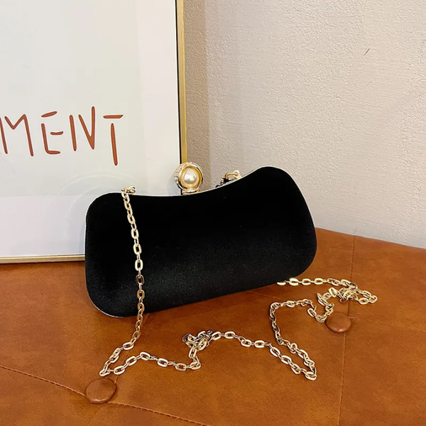 Sac à main chic en velours