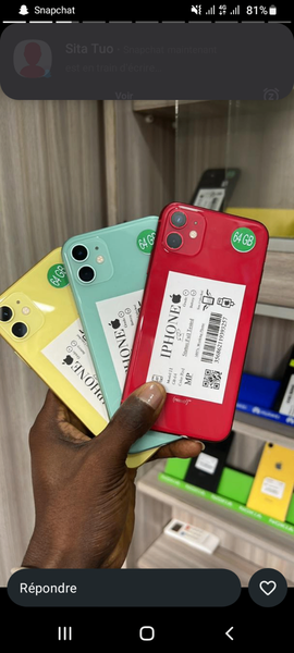 Smartphones colorés 4G