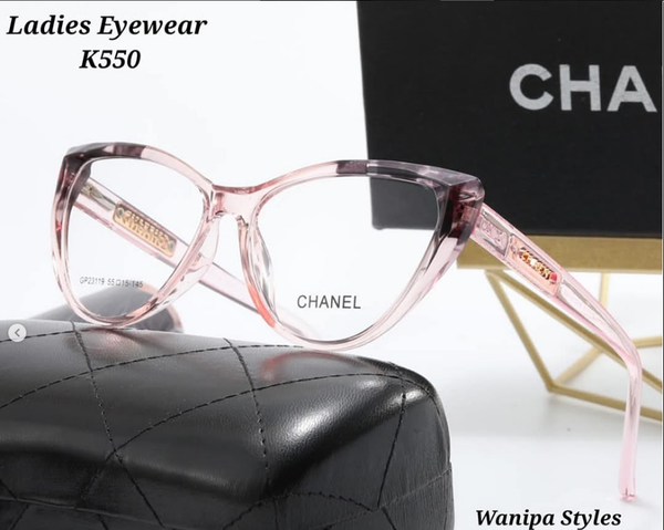 Pink women's glasses Chanel