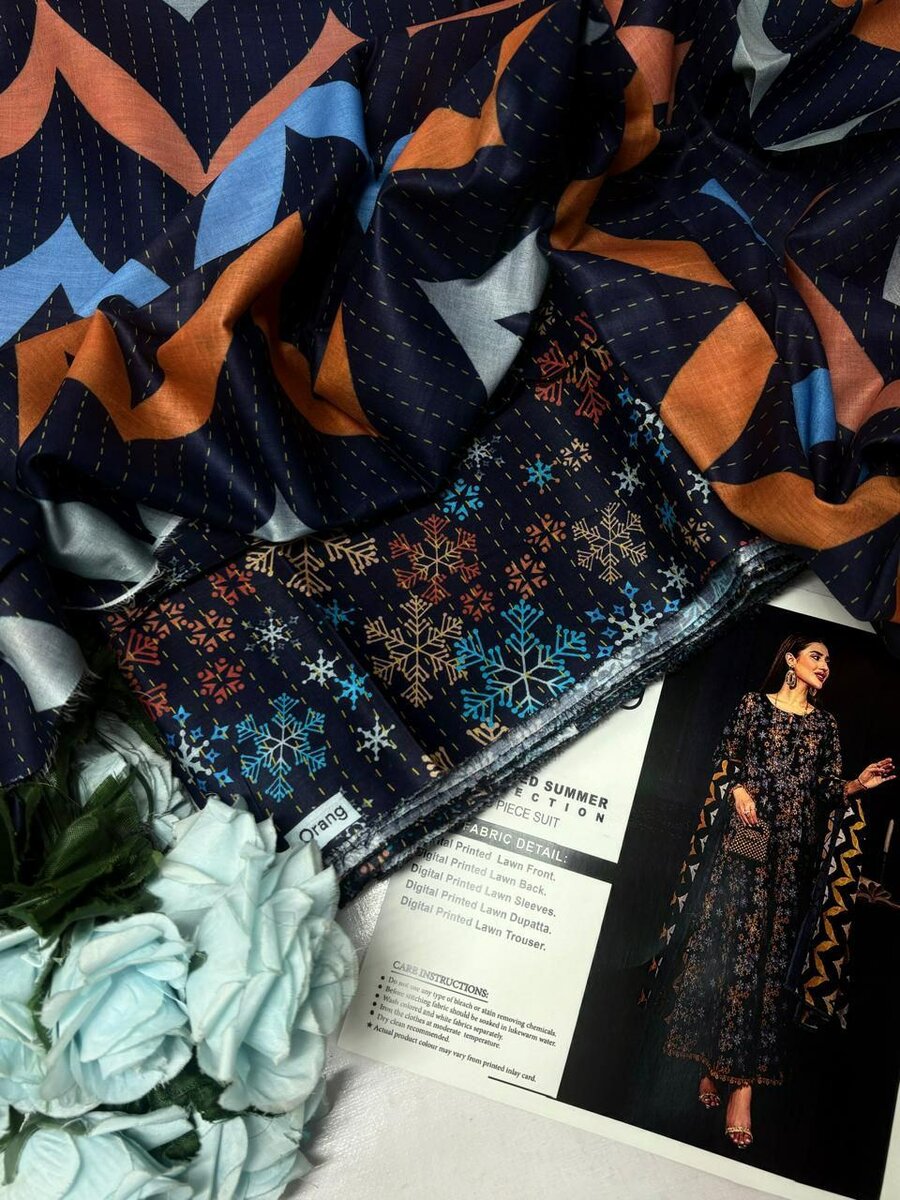 3pc lawn summer collection DC free