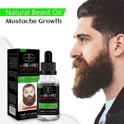 Beard Growth Huile Essentiel Pour La Pousse De La Barbe