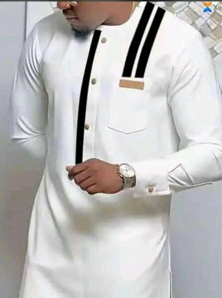 Tunique Homme Élégante Blanche