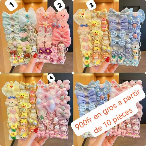 Ensemble de chouchou Colorées