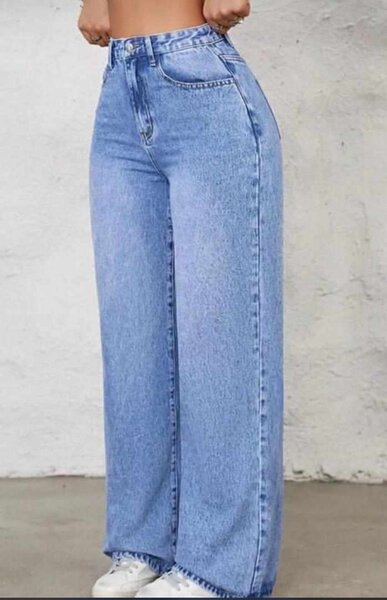 Straight leg jeans