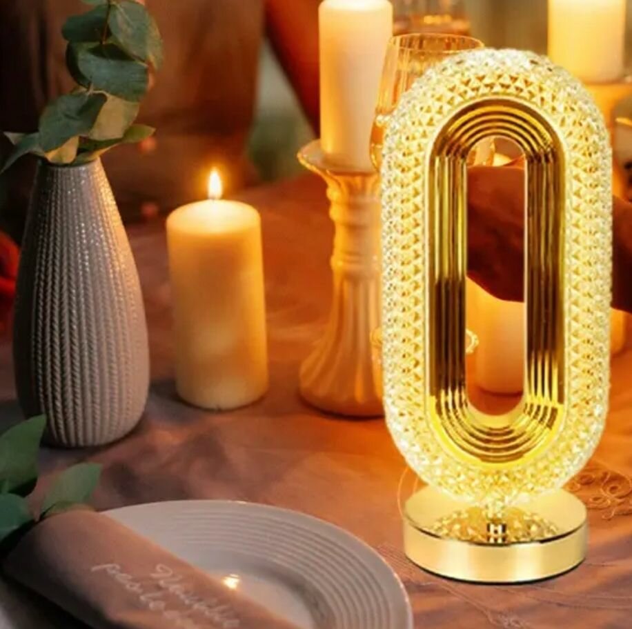 Beautiful 3 colors lamp decoration item chargeable with wire