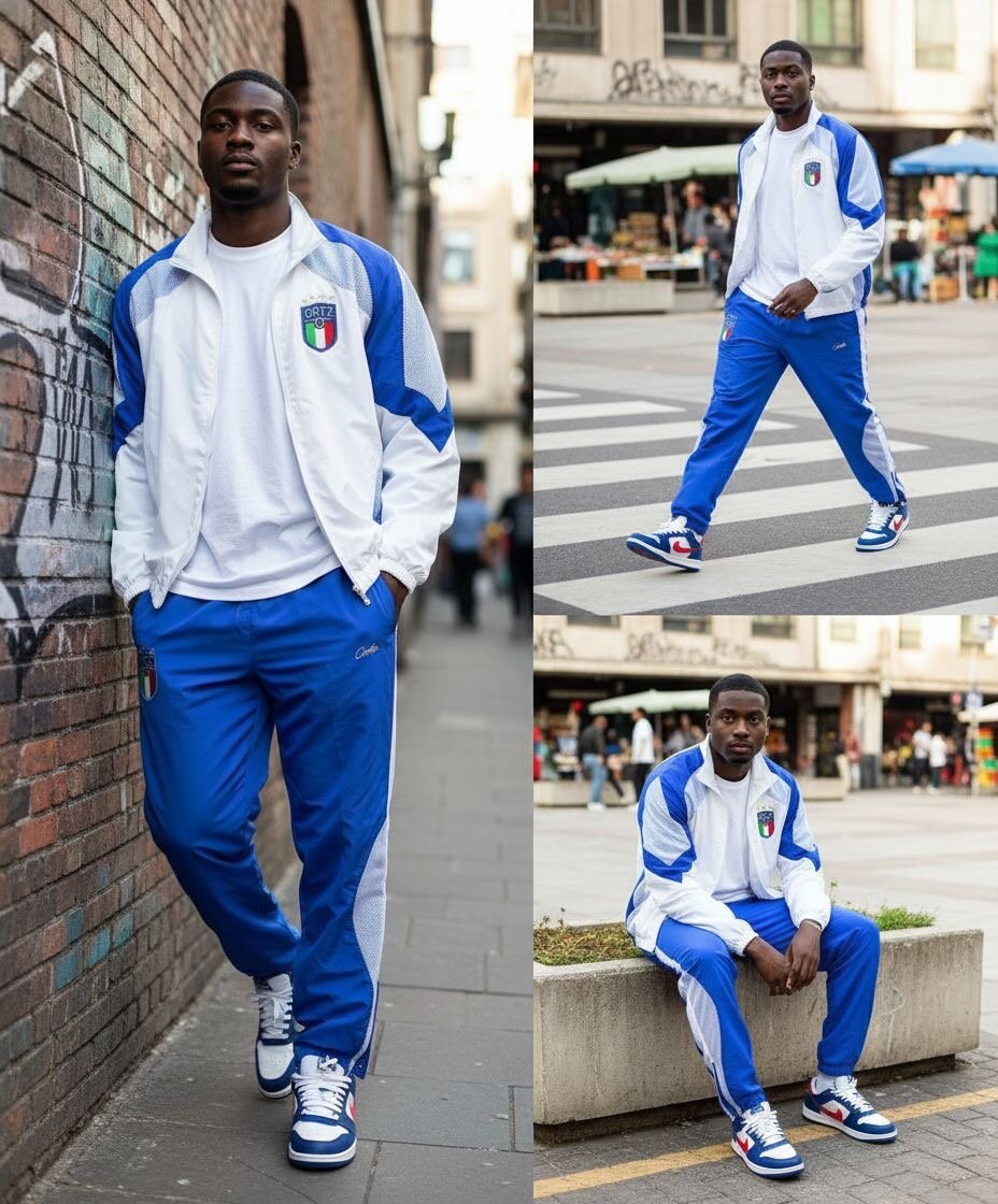 Ensemble de sport italien homme